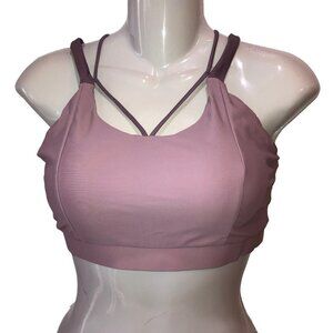 New Meiyishu Womens Size XL Purple Cross Strap Swimming Fitness Yoga Sports Bra